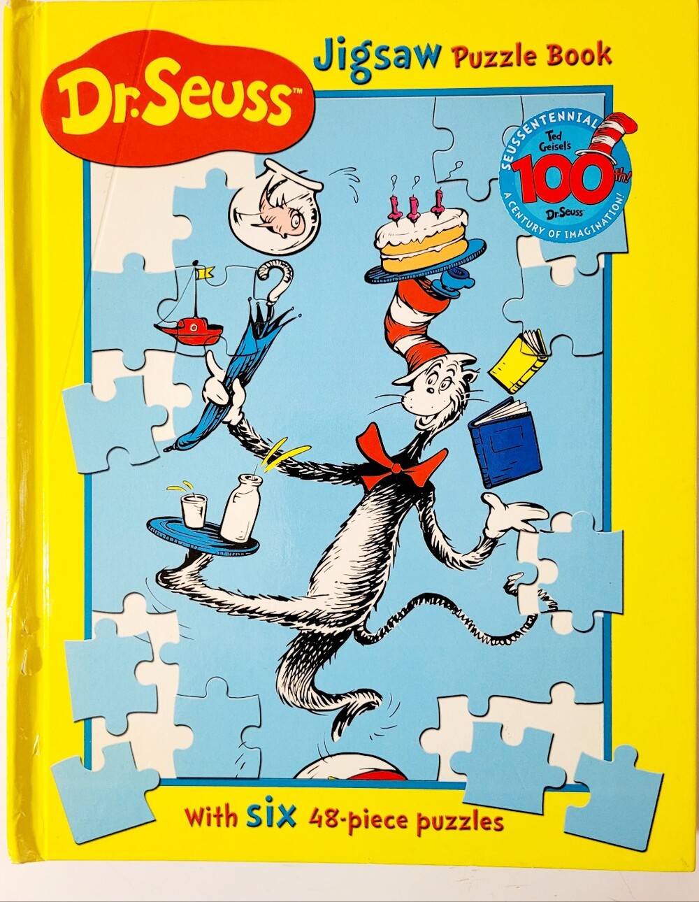 Dr. Seuss Jigsaw Book with Six 48-Piece Puzzles Hardcover